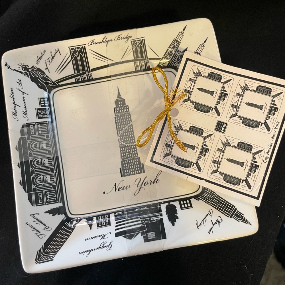 222 Fifth City Block NYC Appetizer Plates (4)